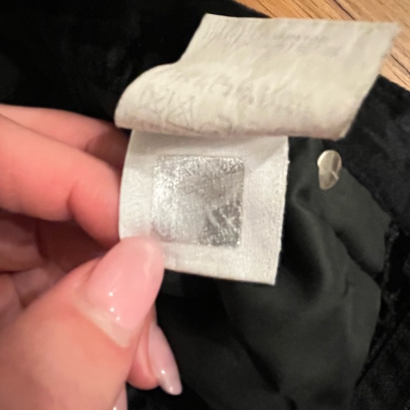 VERSACE, VINTAGE, VELVET HIGH-WAIST STRAIGHT - Picture 7 of 10